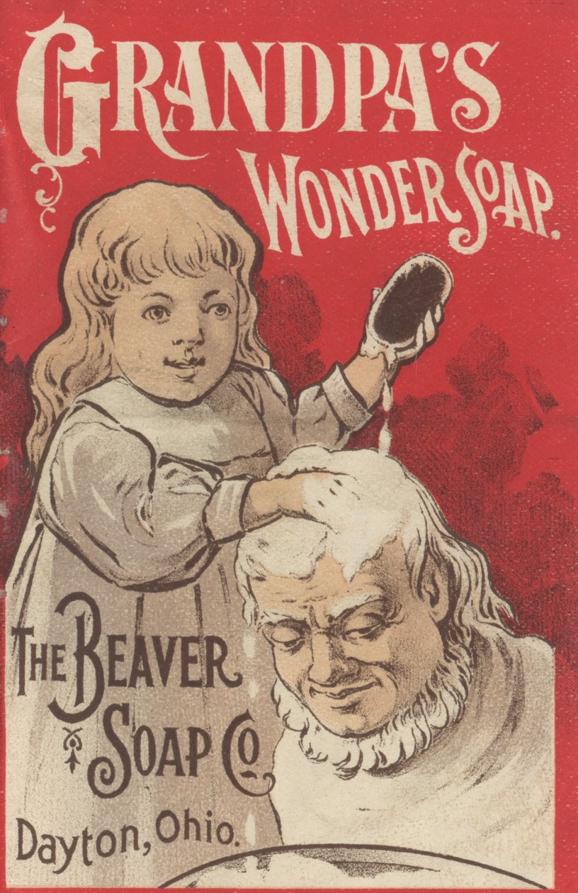 Reklám a Grandpa Wonder Soap-hoz, 1898 körül alkotó: American School