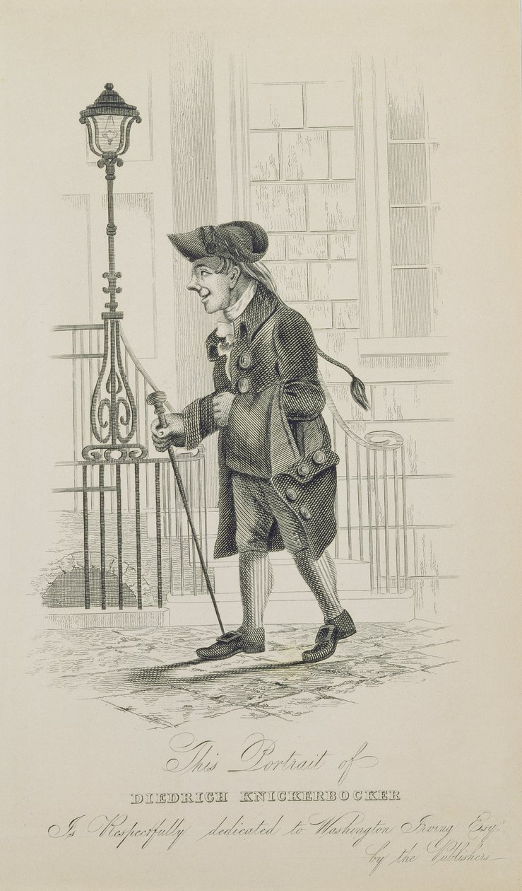 Diedrich Knickerbocker, Washington Irving (1783-1859) elkötelezettje alkotó: American School