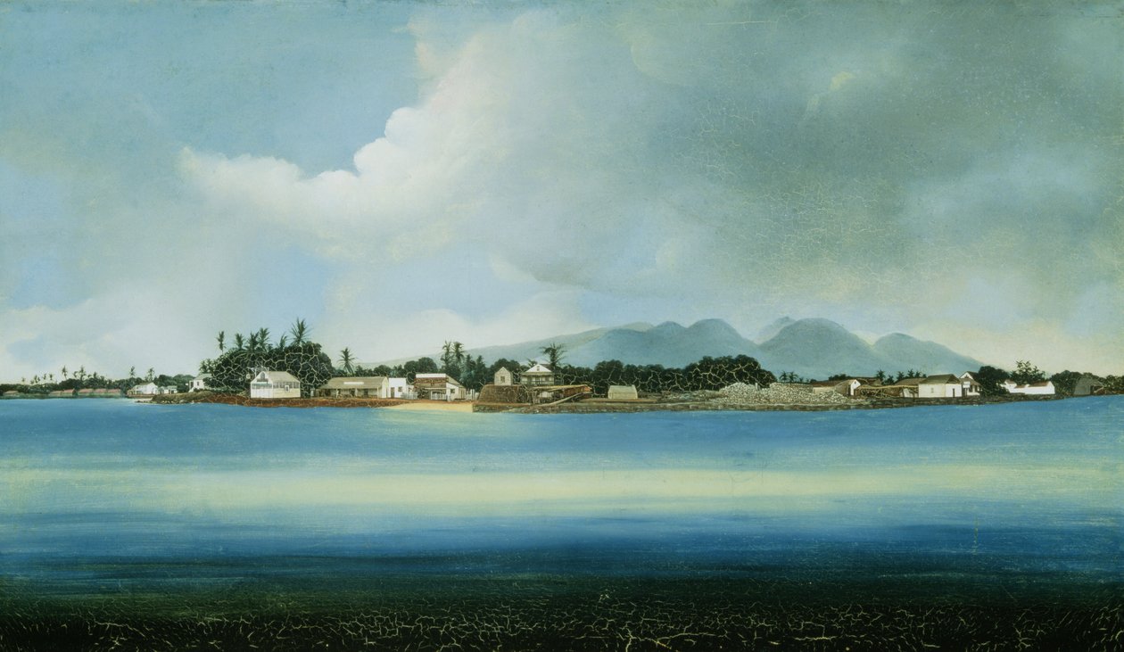 Lahina, Maui, Hawaii-szigetek (olaj, vászon) alkotó: American School