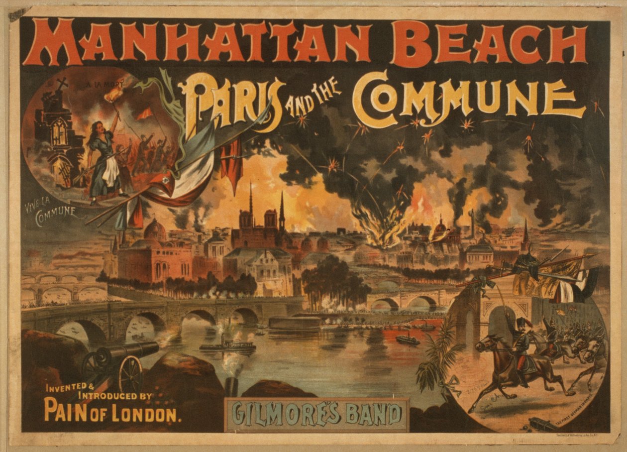 Manhattan Beach: Párizs és a Kommün, 1891 körül alkotó: American School