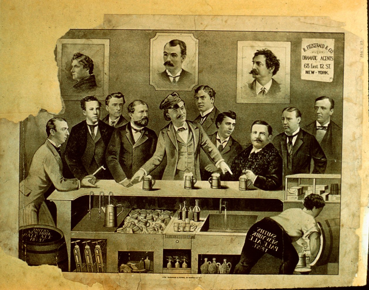 Férfiak egy bárban alkotó: American School