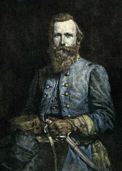 J.E.B. tábornok portréja Stuart (litho) alkotó: American School