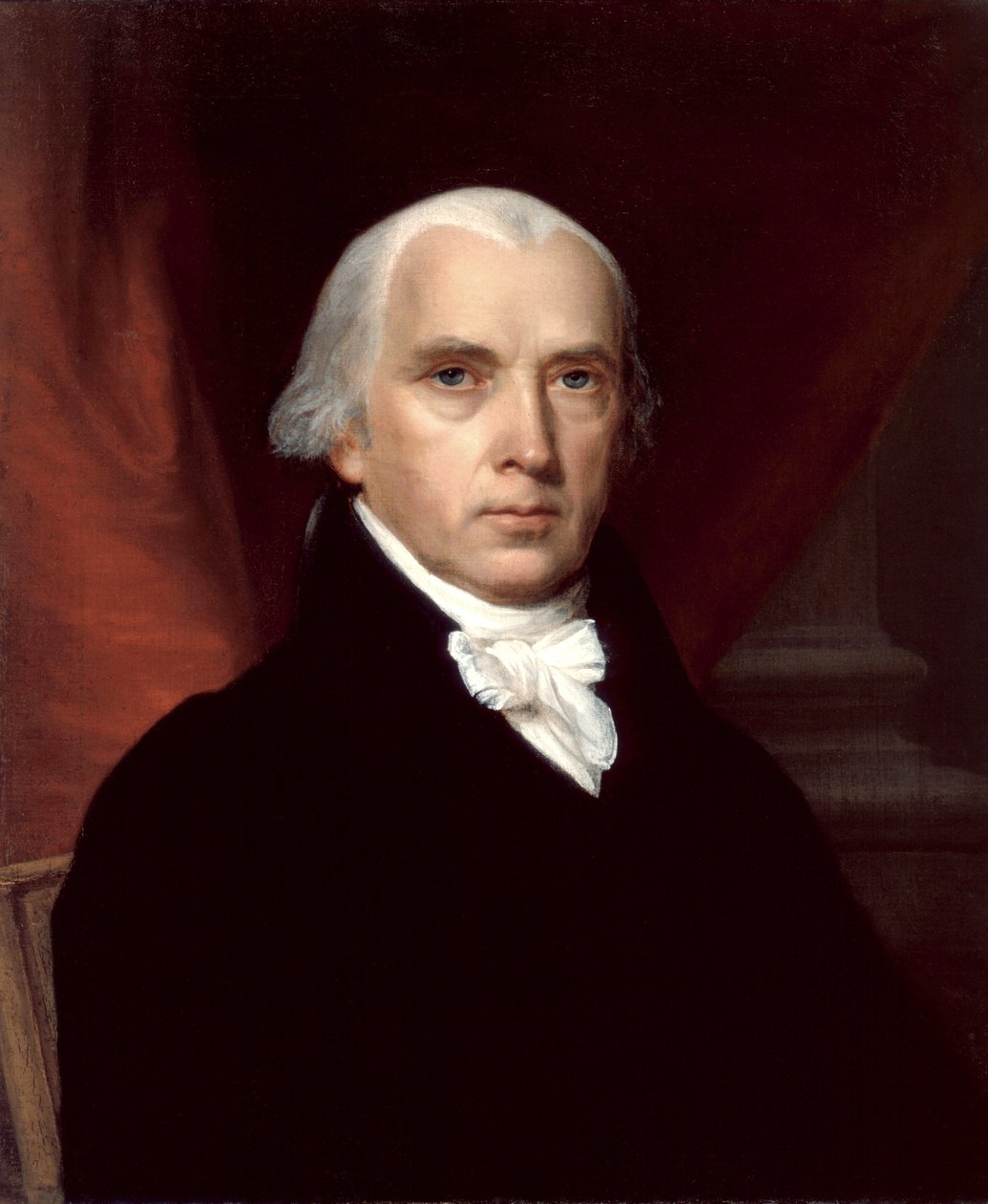 James Madison portréja alkotó: American School