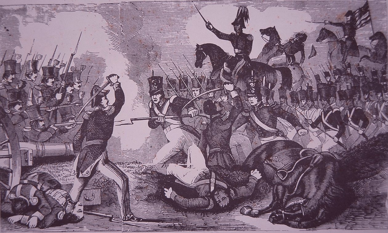 A churubuscói csata, mexikói-amerikai háború alkotó: American School