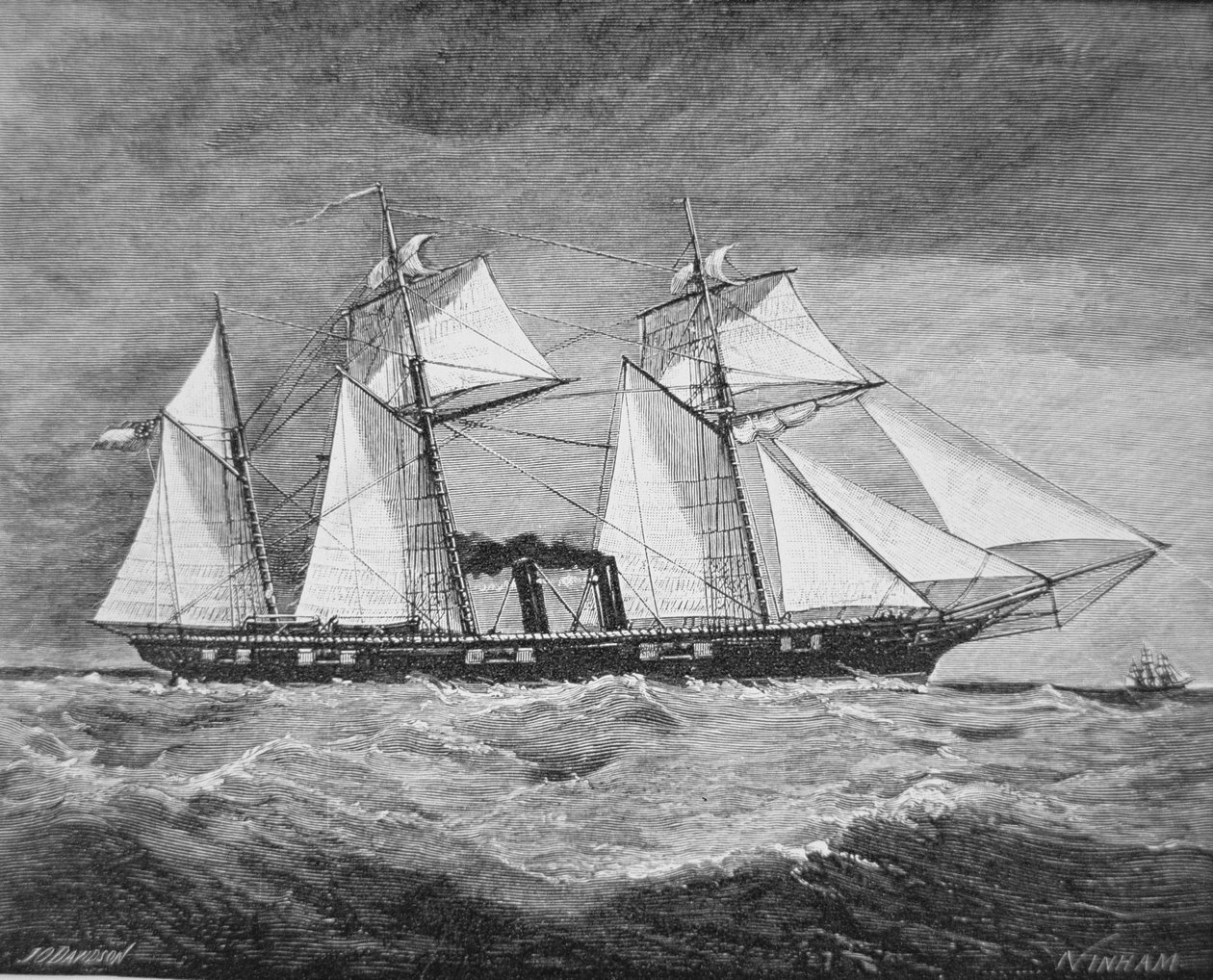 A CSS Florida (litho) alkotó: American School