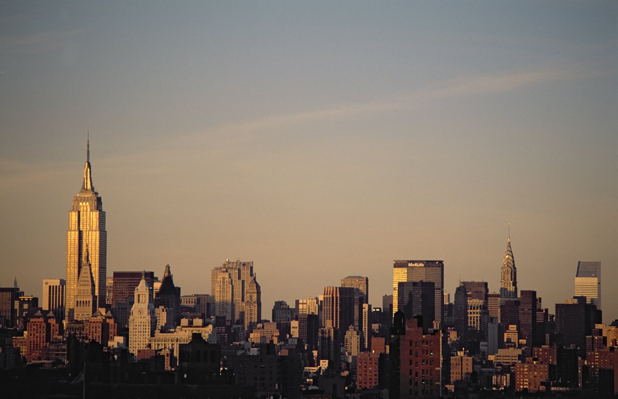 Manhattan látképe alkotó: American School