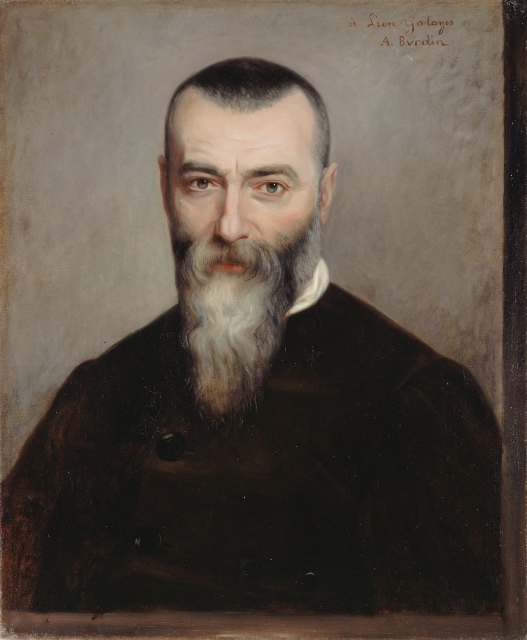 Alphonse Karr portréja 1808-1890, 1865. alkotó: Amélie Burdin
