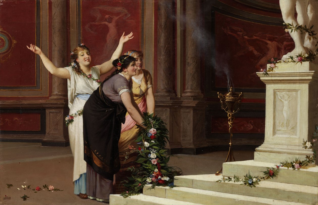 Das Venusopfer alkotó: Amos Cassioli