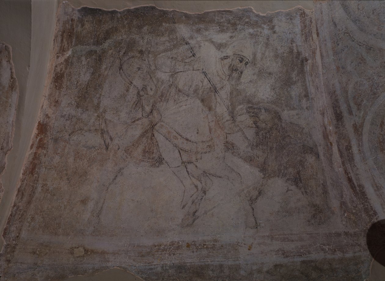 Medvevadászat, 11. század alkotó: Ancient Russian frescos