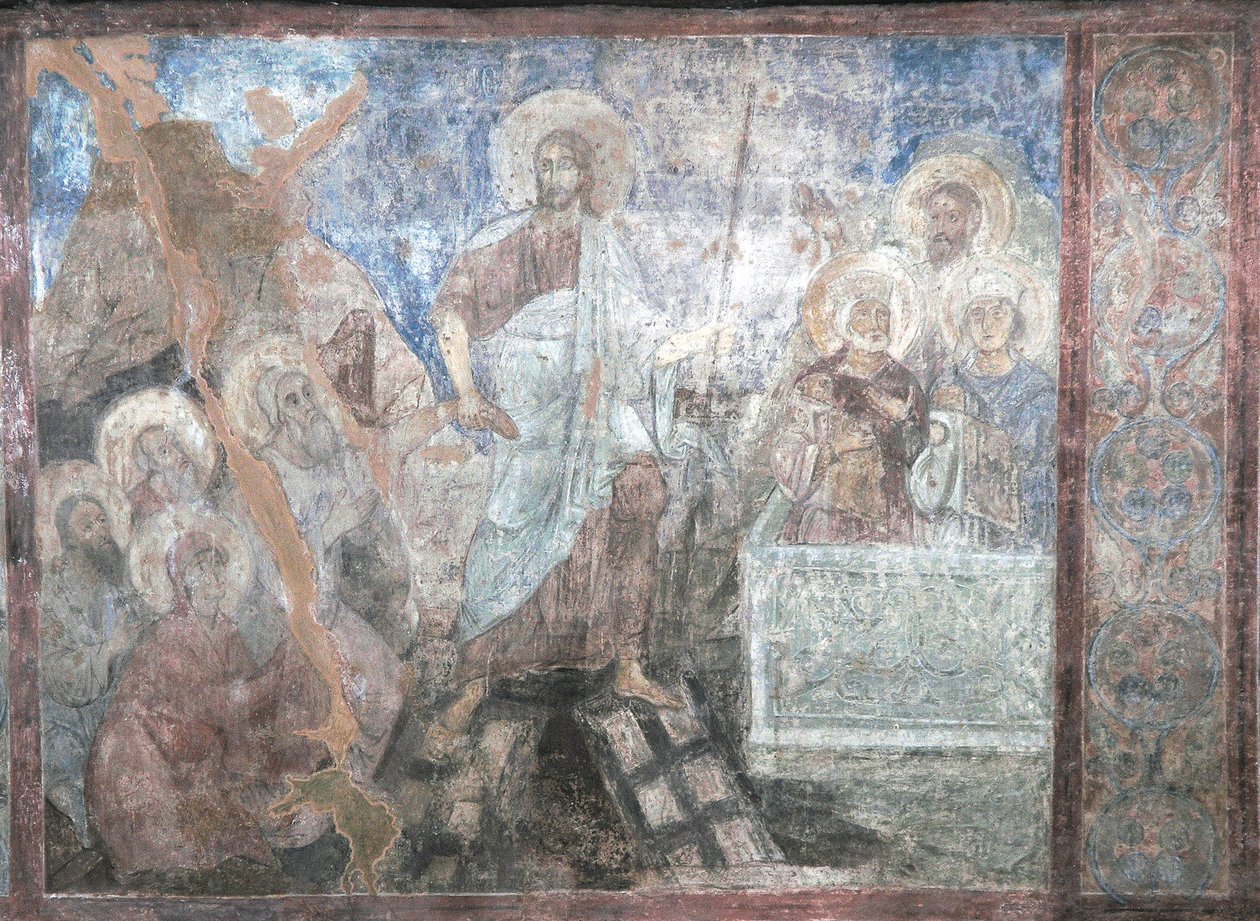 Az alászállás a pokolba alkotó: Ancient Russian frescos