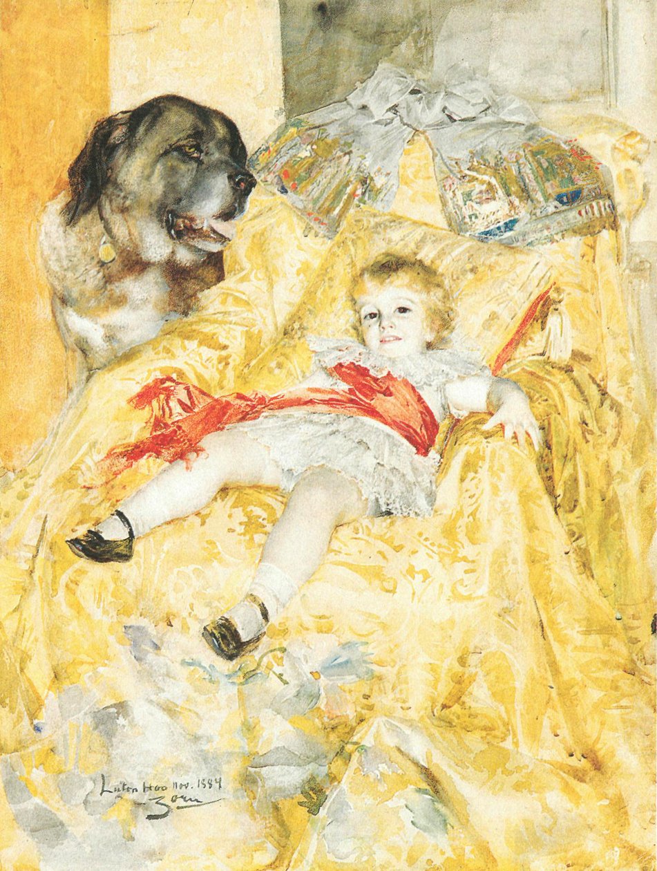 Fiúk Falbe alkotó: Anders Leonard Zorn