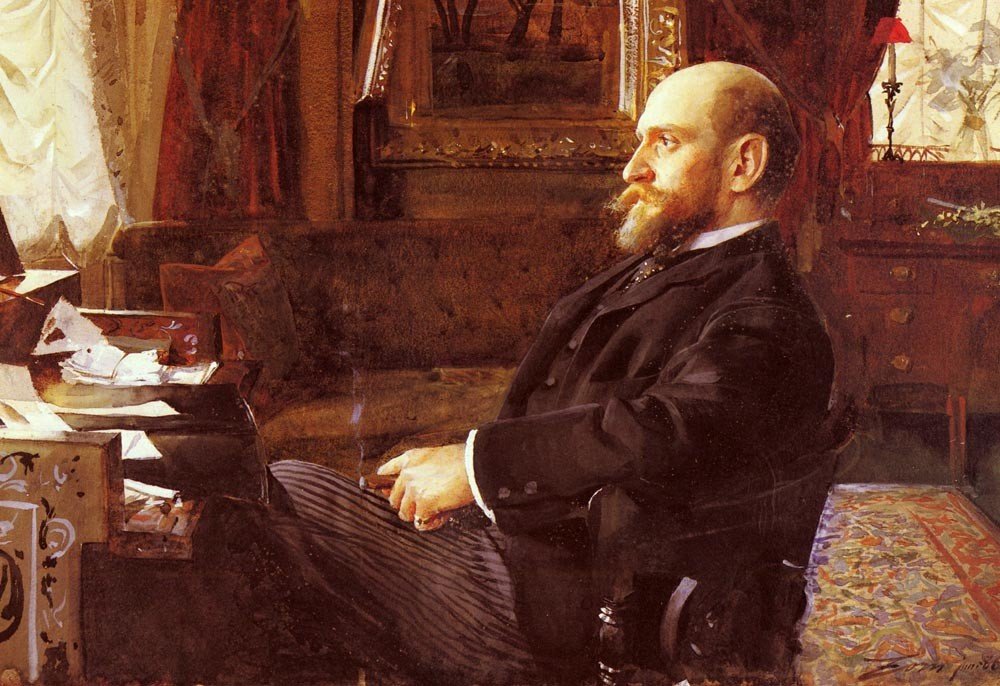 Ernest Cassel alkotó: Anders Leonard Zorn