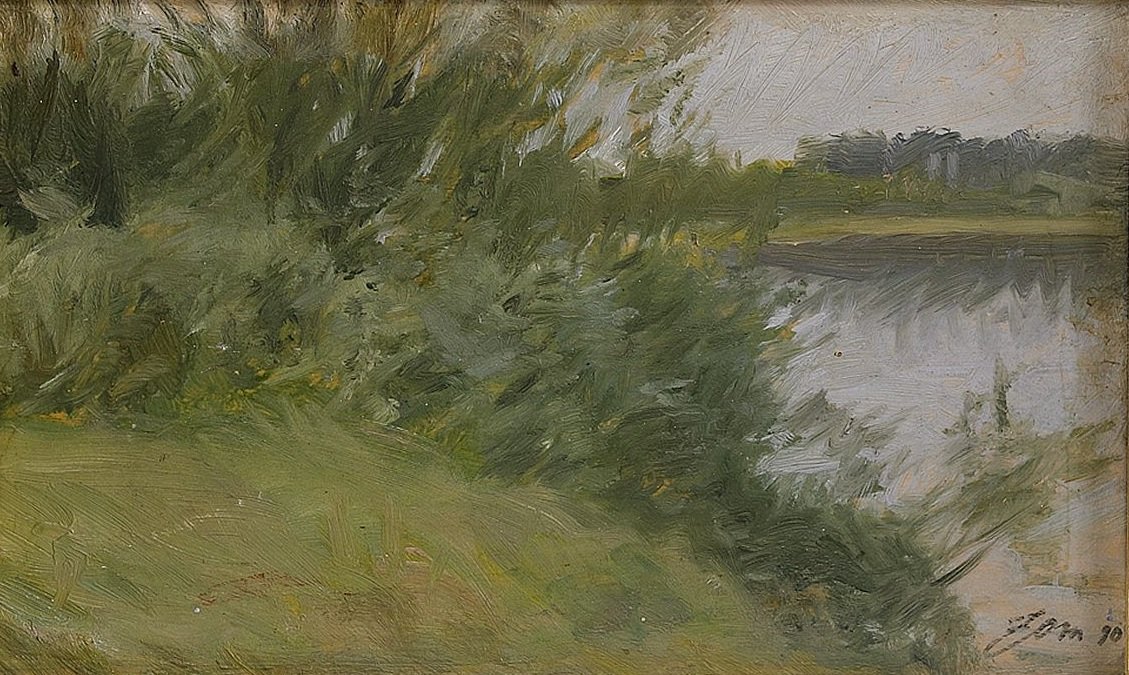 Sziget Saxvikenben 1890 alkotó: Anders Leonard Zorn