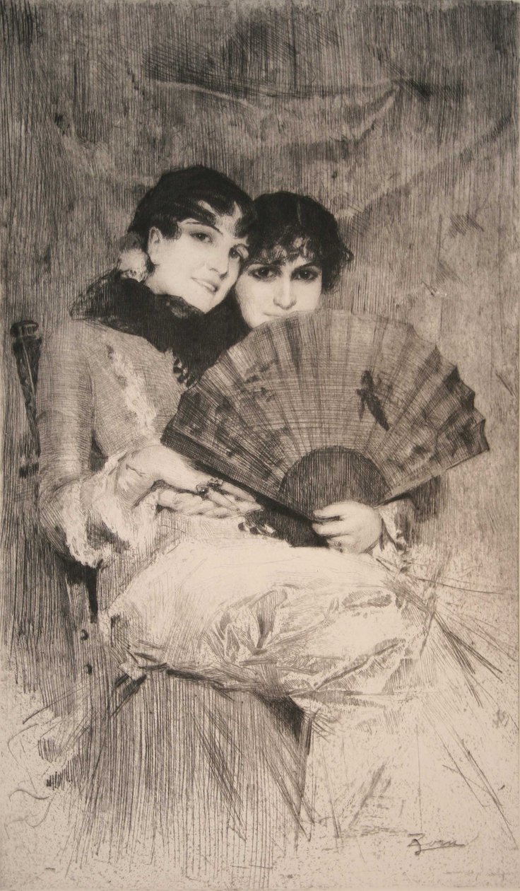 Unokatestvérek alkotó: Anders Leonard Zorn