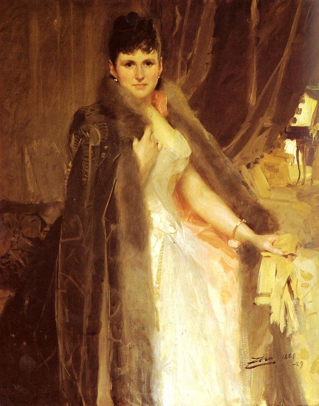 Mrs. Symons alkotó: Anders Leonard Zorn