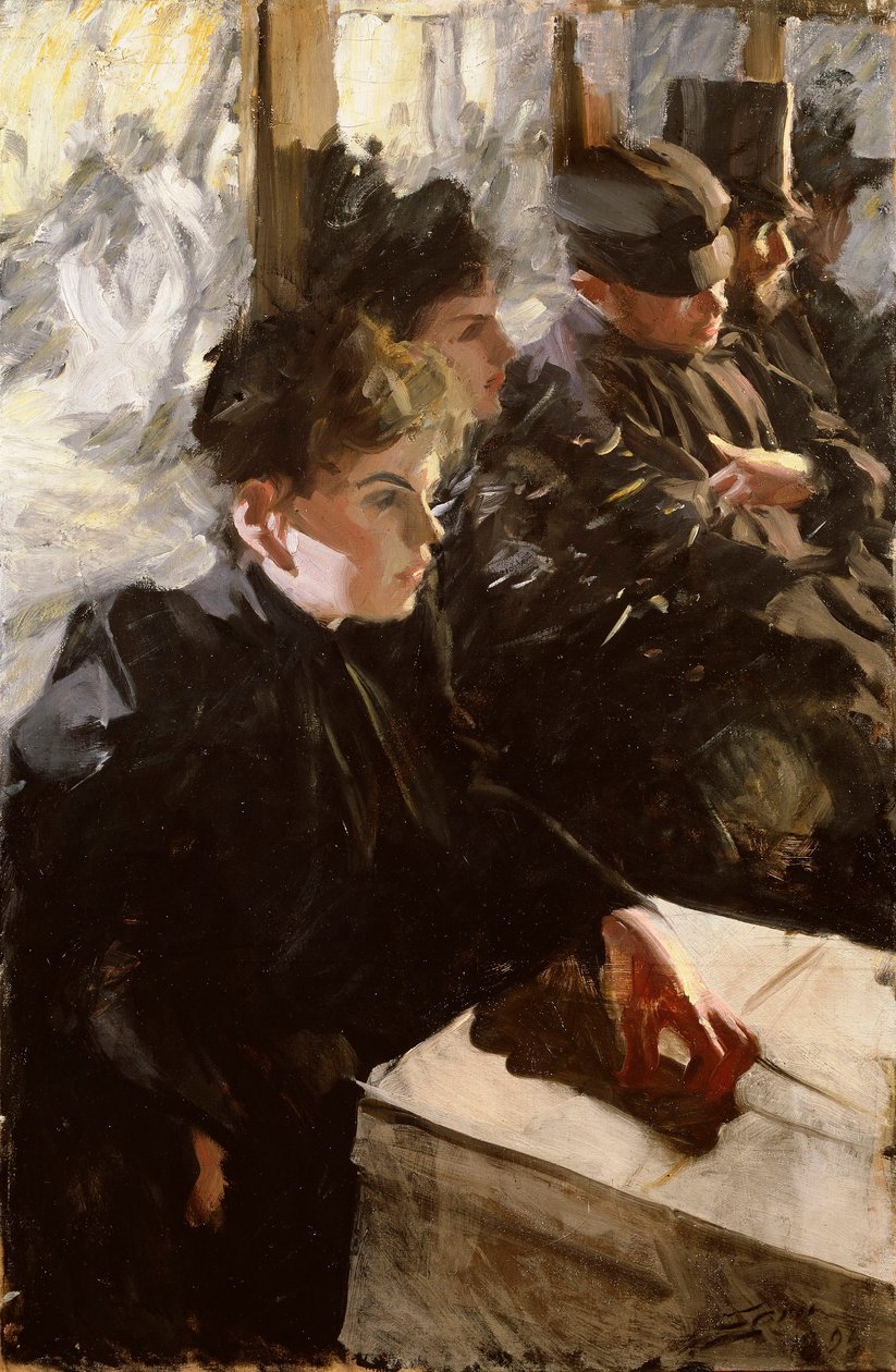 Buffy I, 1895 alkotó: Anders Leonard Zorn