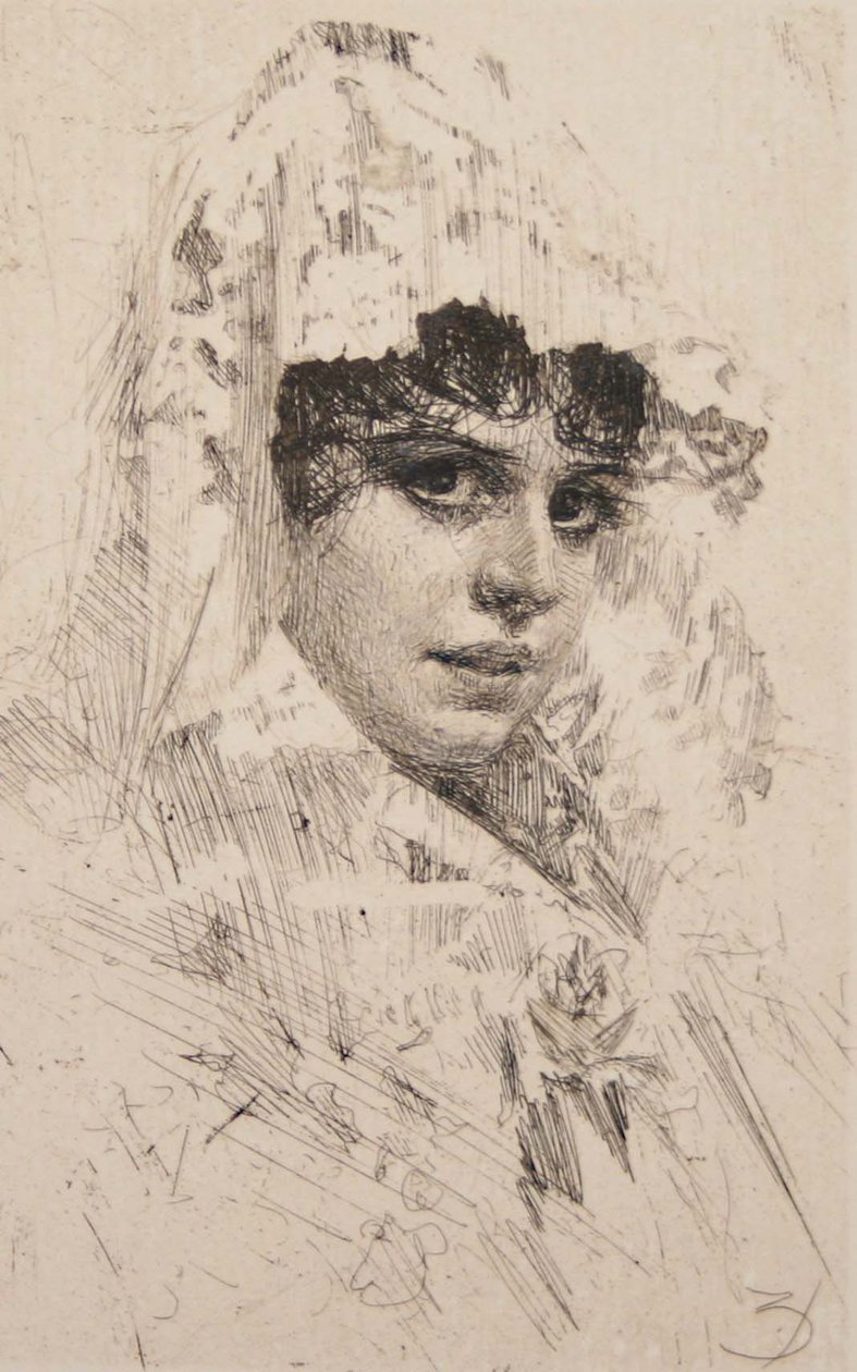 Spanyol nő alkotó: Anders Leonard Zorn