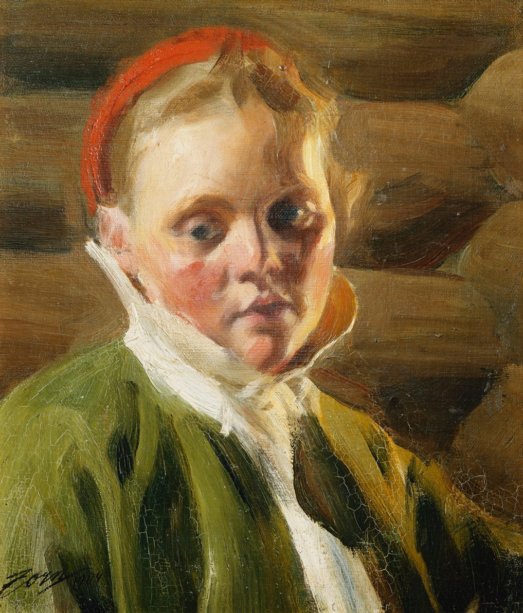 Dalecarlian Girl; Morakulla, 1904 alkotó: Anders Leonard Zorn