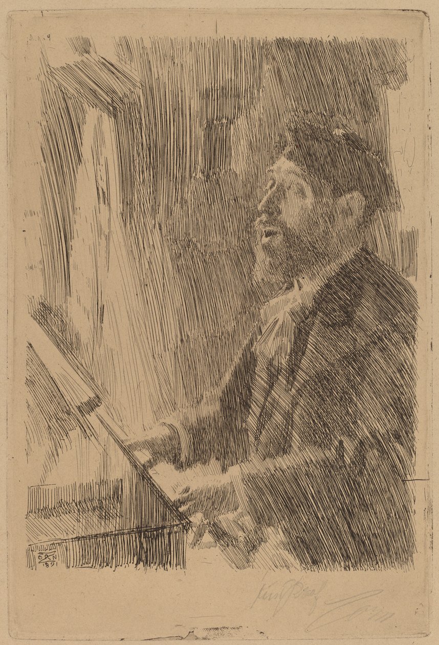 J. B. Faure, 1891. alkotó: Anders Leonard Zorn