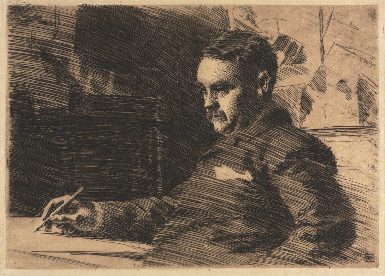 Wade ügyvéd, 1890. alkotó: Anders Leonard Zorn
