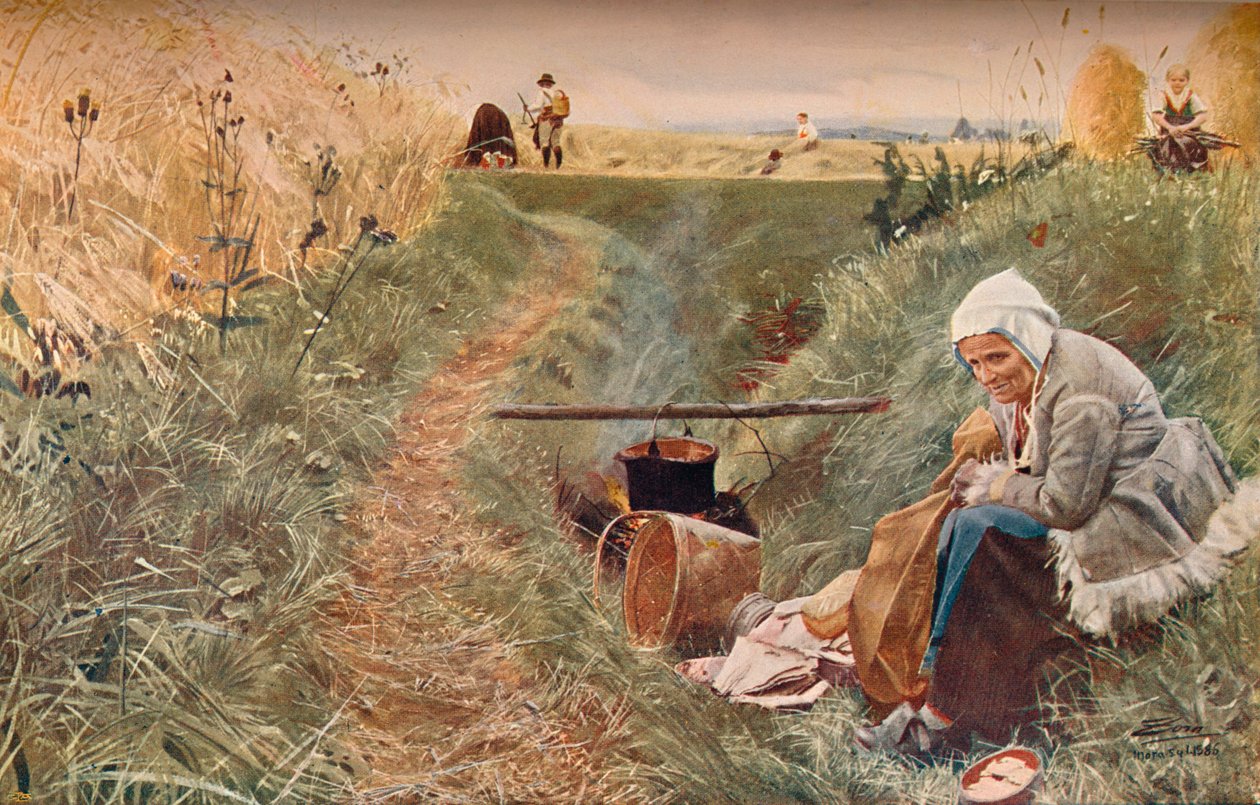 Mindennapi kenyerünk, 1886 alkotó: Anders Leonard Zorn