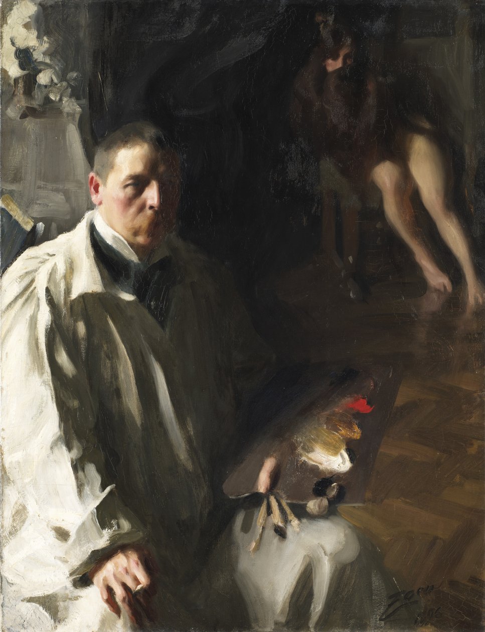 Önarckép, 1896 alkotó: Anders Leonard Zorn