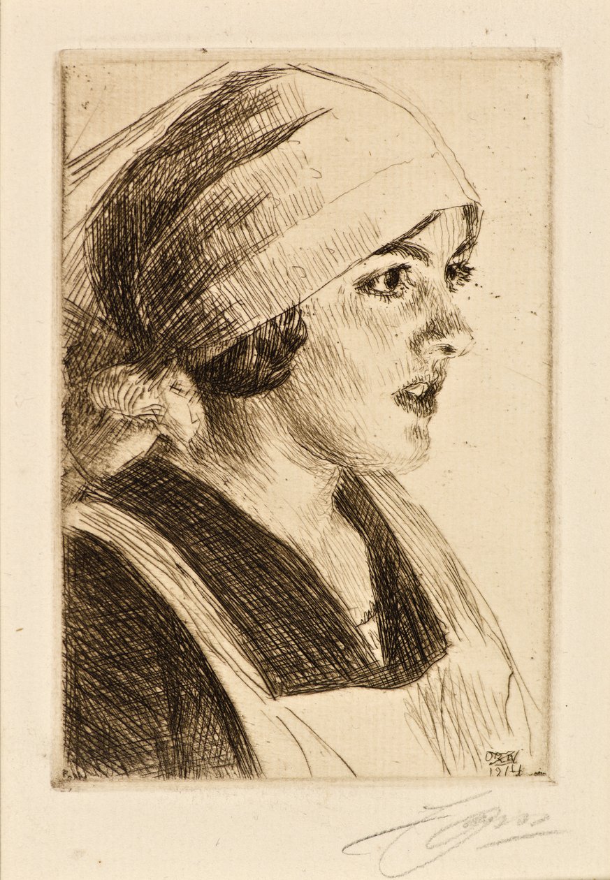 Tanulmány egy nőről alkotó: Anders Leonard Zorn