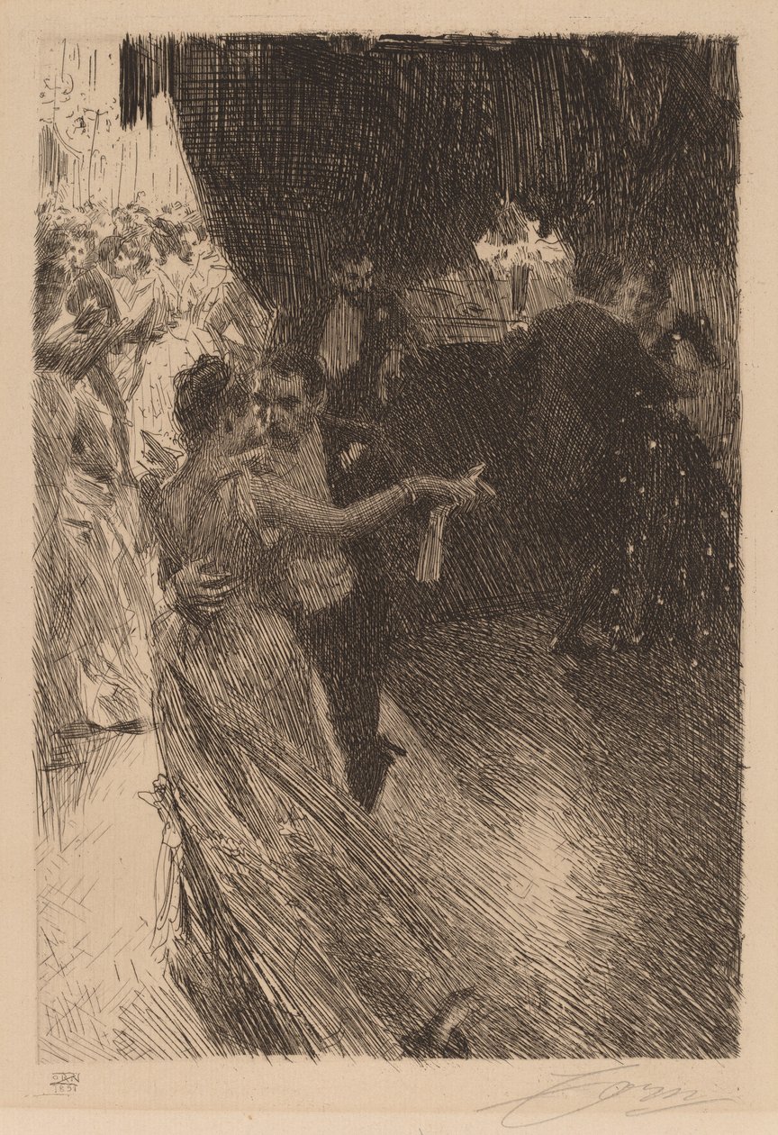 A keringő, 1891. alkotó: Anders Leonard Zorn