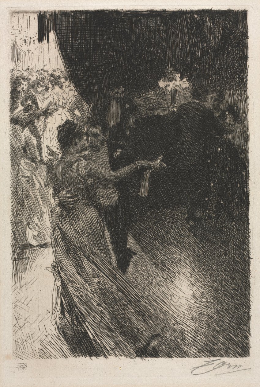A keringő, 1891. alkotó: Anders Leonard Zorn