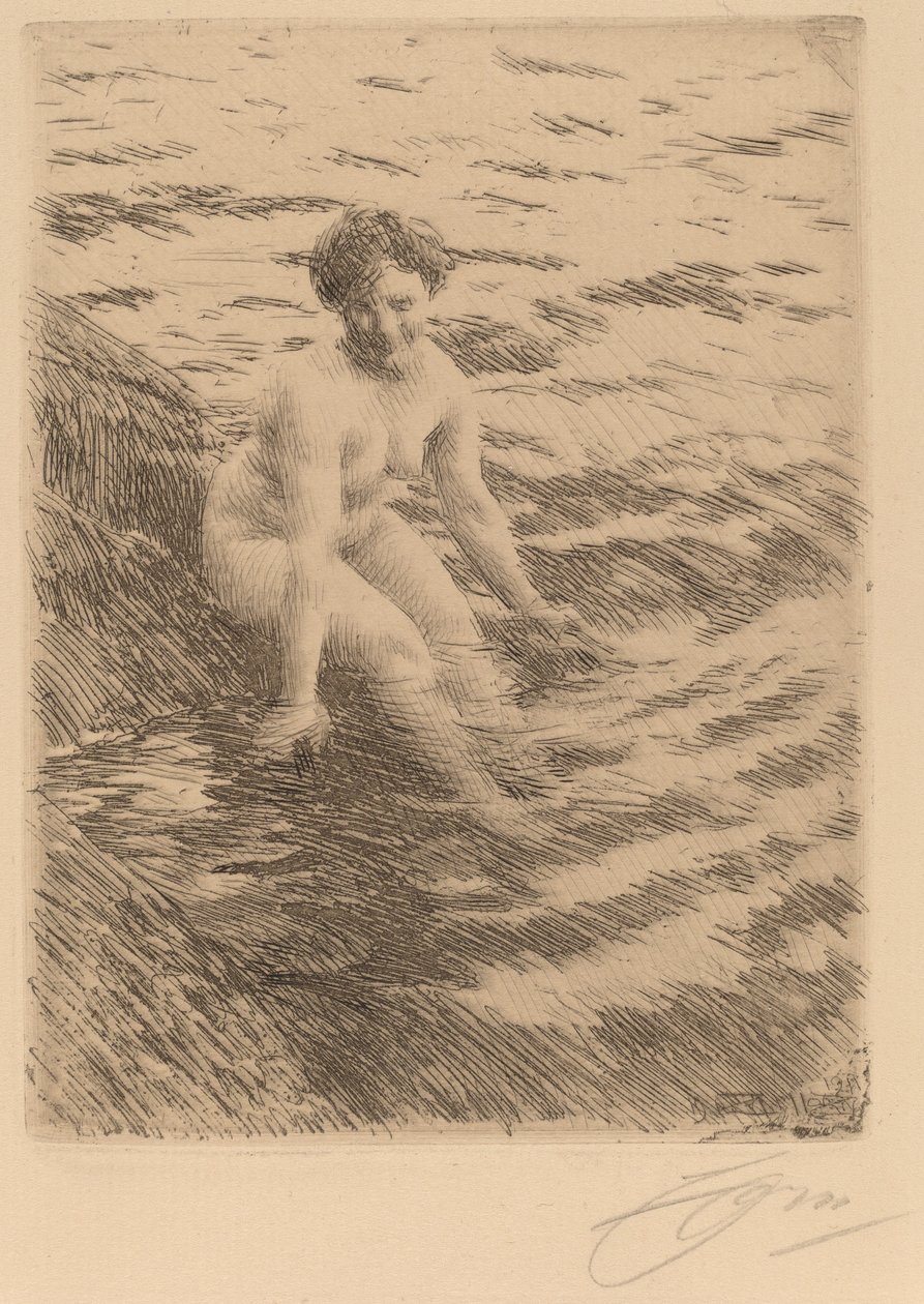 Nedves, 1911. alkotó: Anders Leonard Zorn