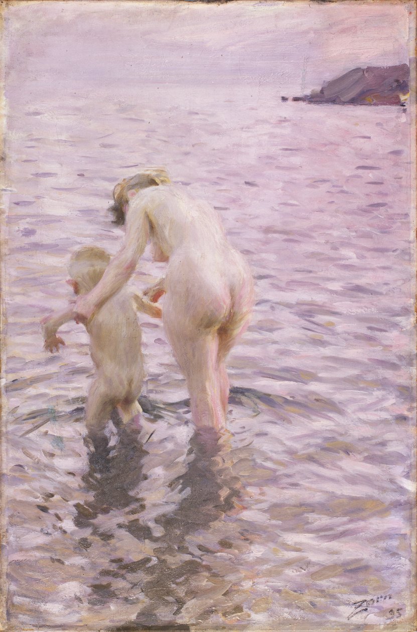 Anyával alkotó: Anders Leonard Zorn