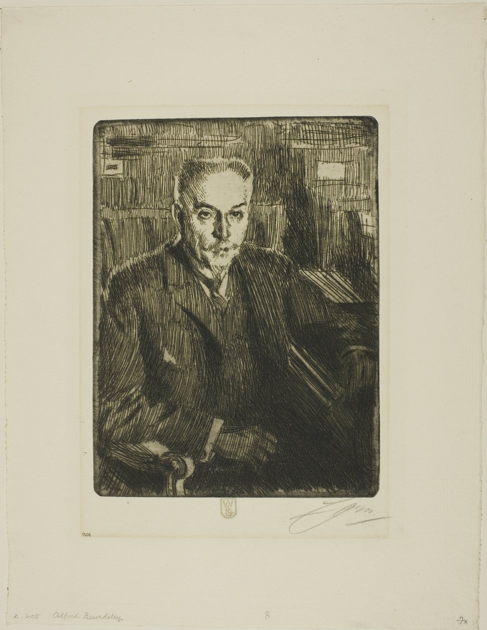 Alfred Beurdeley alkotó: Anders Leonard Zorn