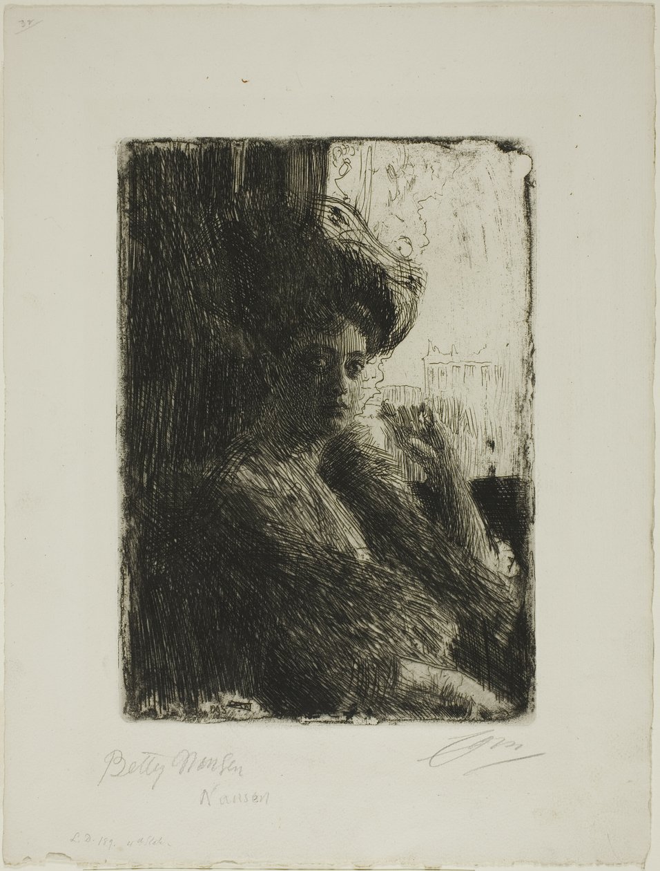 Betty Nansen alkotó: Anders Leonard Zorn