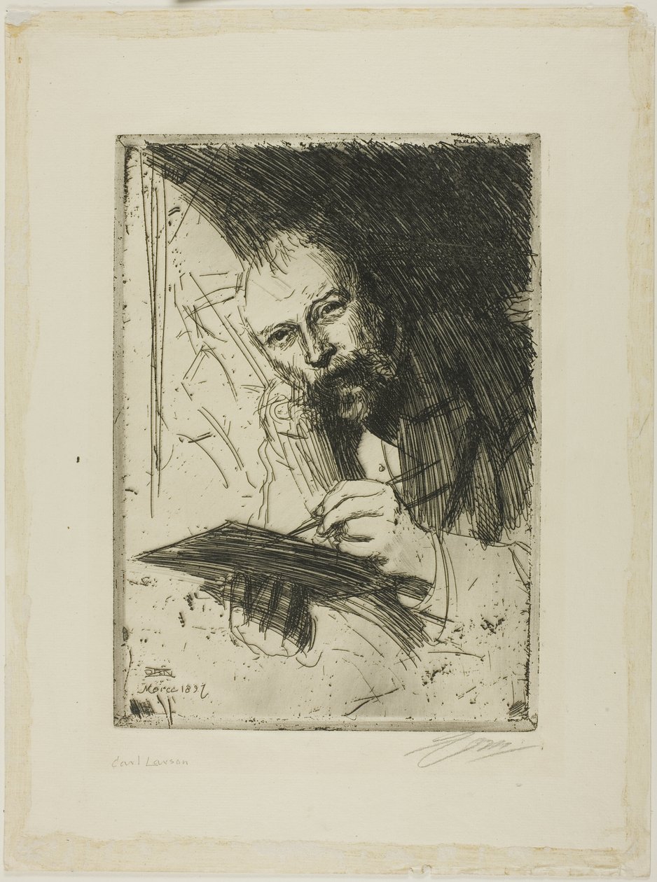 Carl Larsson alkotó: Anders Leonard Zorn