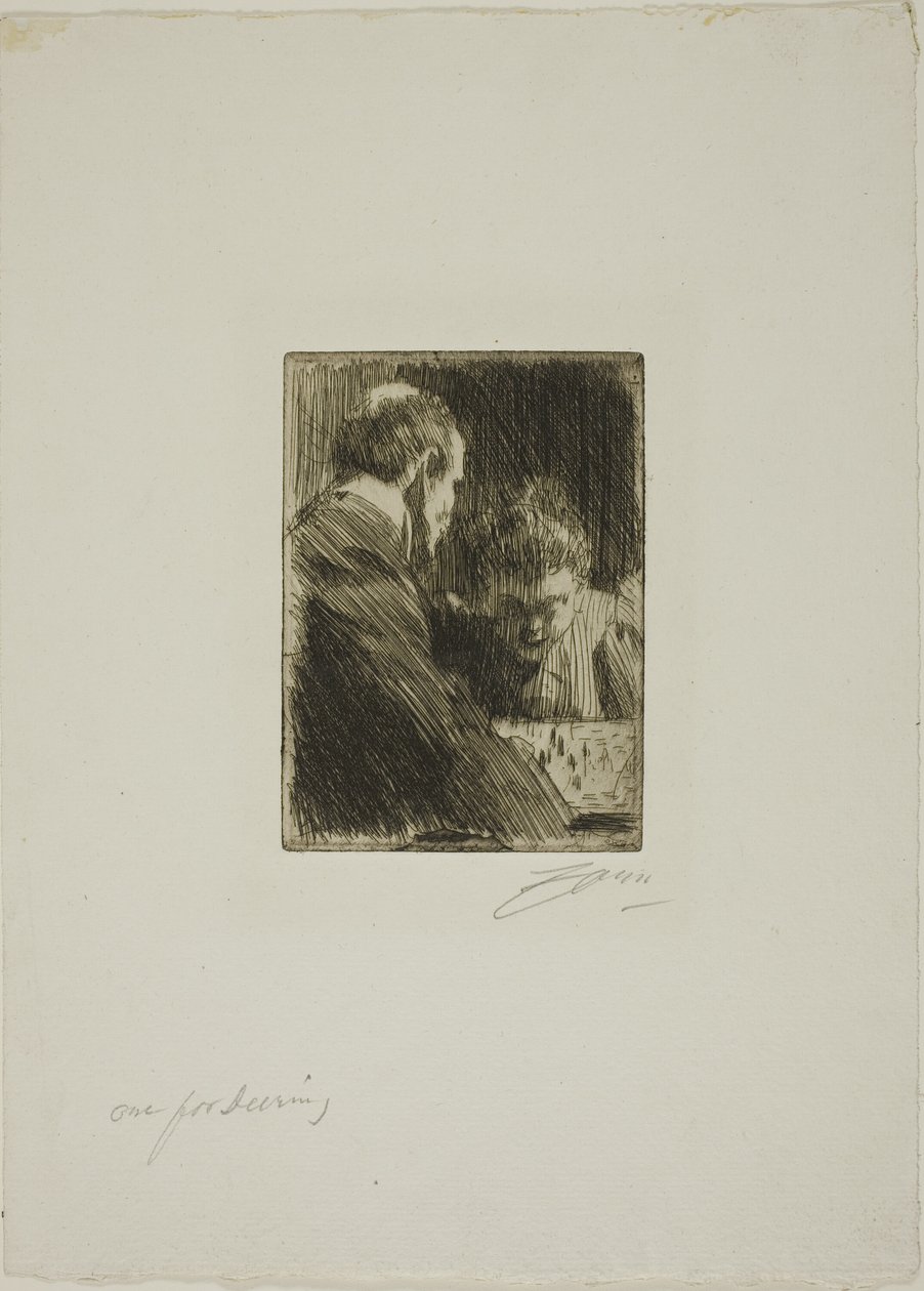 Sakkozók alkotó: Anders Zorn