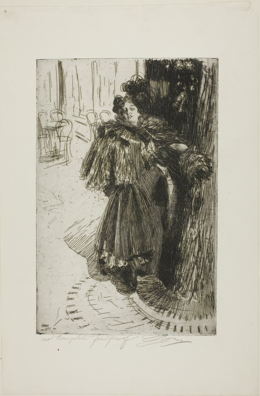 Effet de Nuit III alkotó: Anders Leonard Zorn