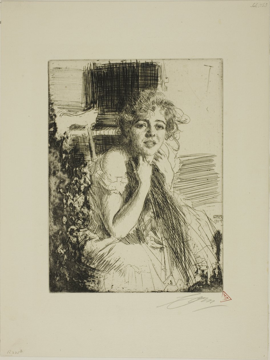 Emma Rasmussen alkotó: Anders Leonard Zorn