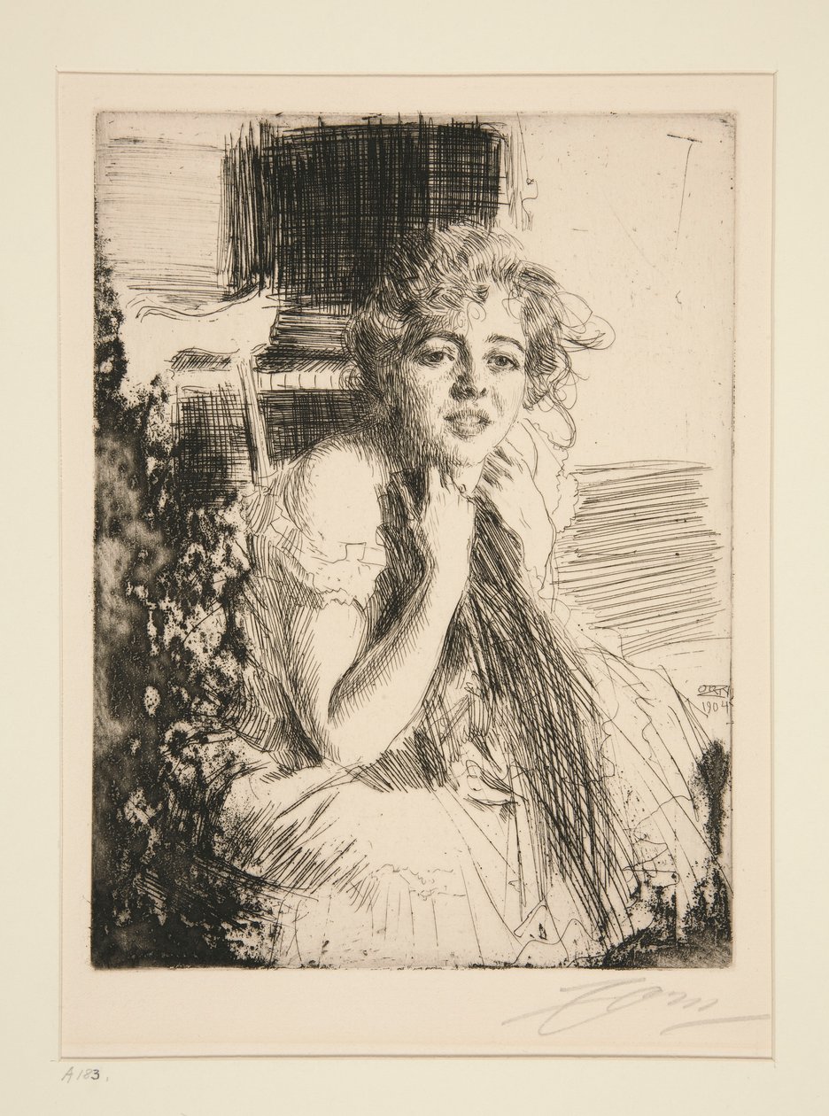 Emma Rasmussen alkotó: Anders Leonard Zorn