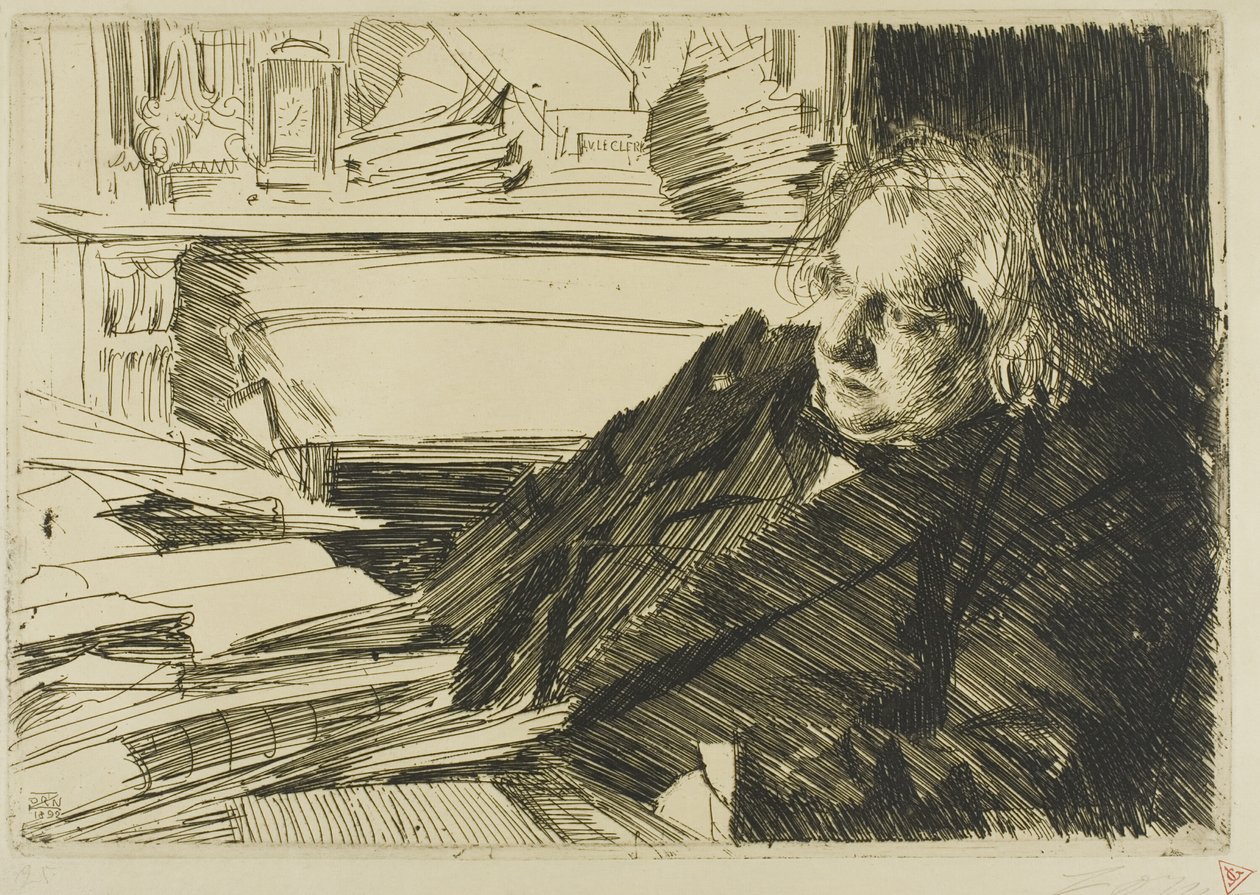 Ernest Renan alkotó: Anders Leonard Zorn
