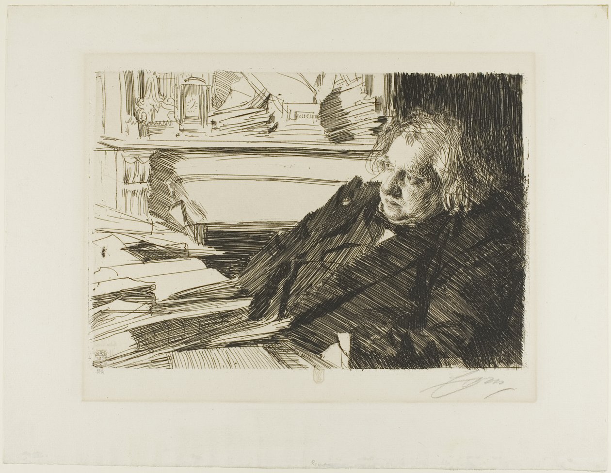 Ernest Renan alkotó: Anders Leonard Zorn