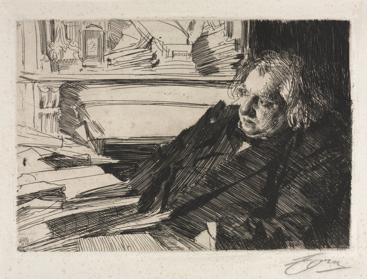 Ernest Renan alkotó: Anders Leonard Zorn