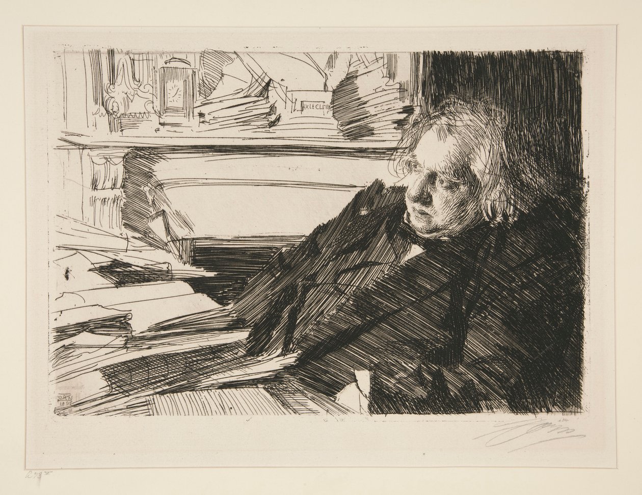 Ernest Renan alkotó: Anders Leonard Zorn
