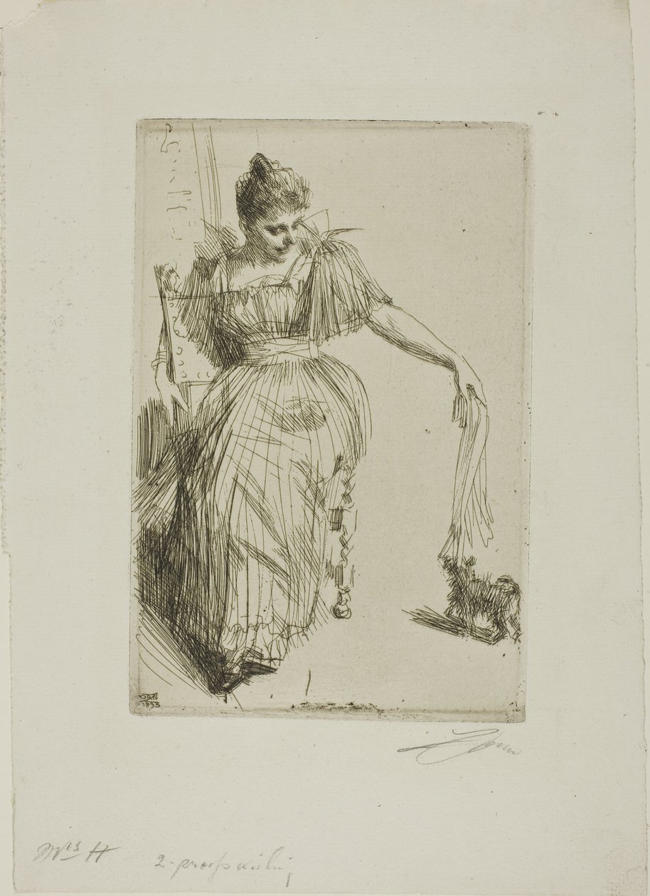 Gerida Hajibarg e alkotó: Anders Leonard Zorn