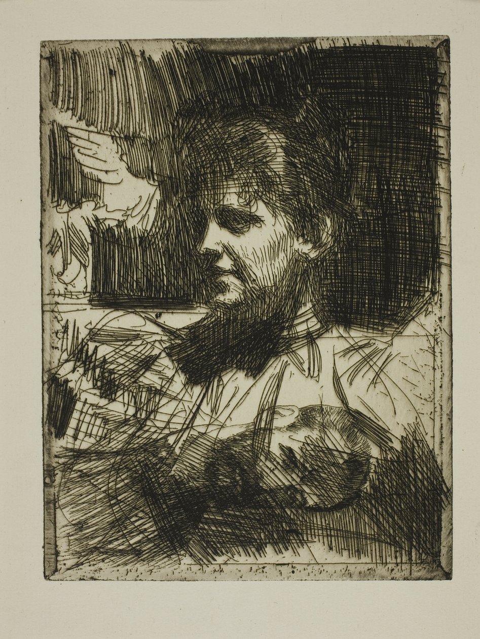 Gerda Hagborg I ("Kérem") alkotó: Anders Leonard Zorn