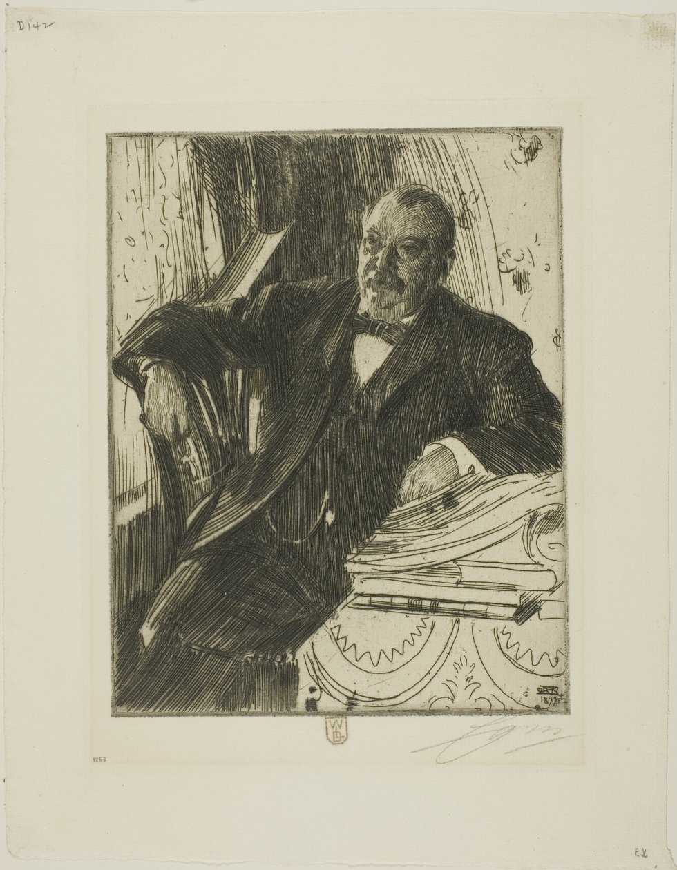 Grover Cleveland II alkotó: Anders Leonard Zorn