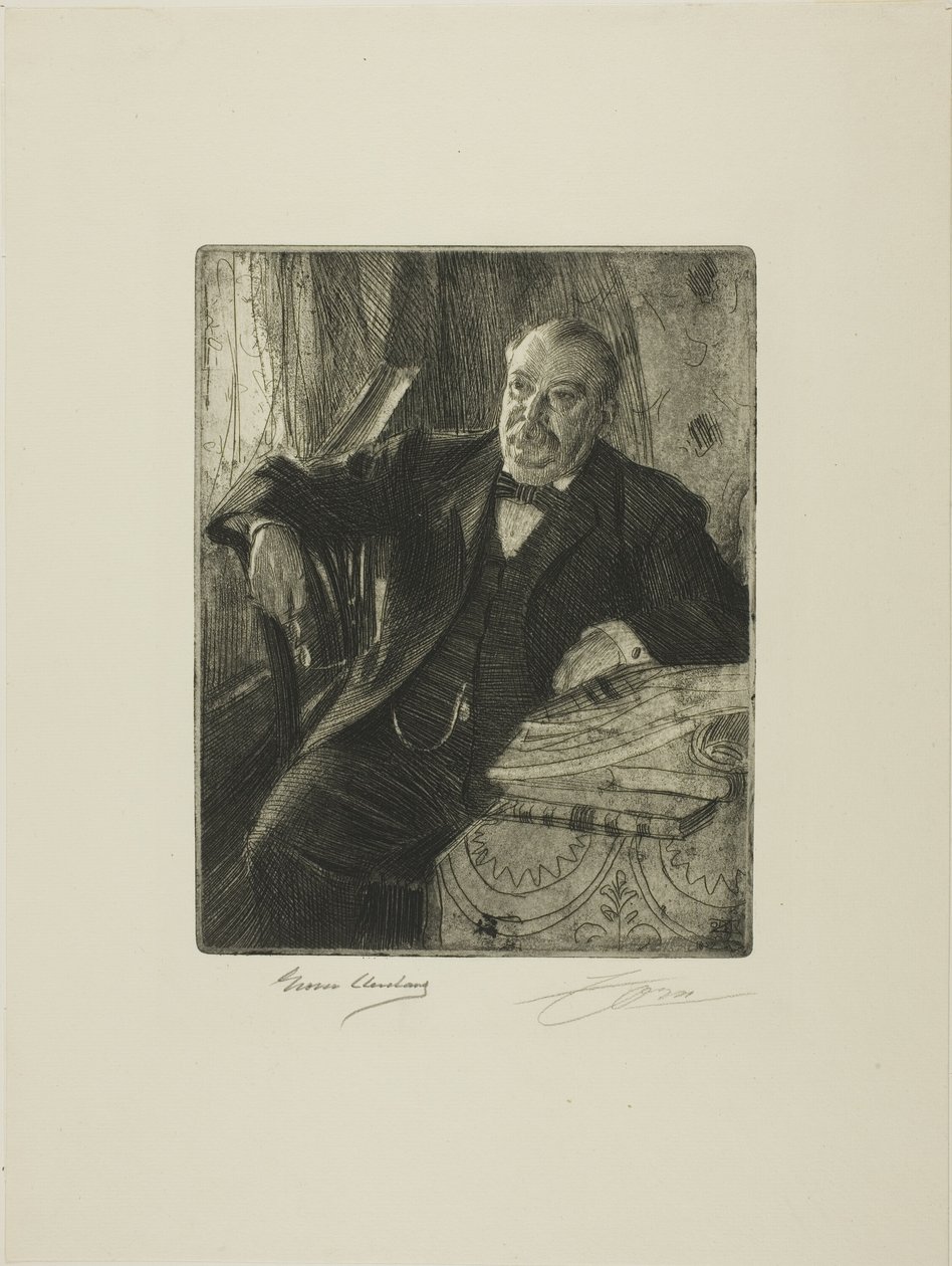 Grover Cleveland I alkotó: Anders Leonard Zorn