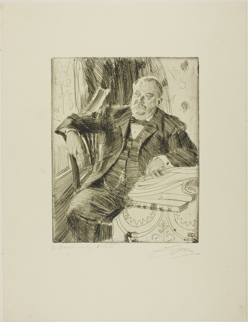 Grover Cleveland I alkotó: Anders Leonard Zorn