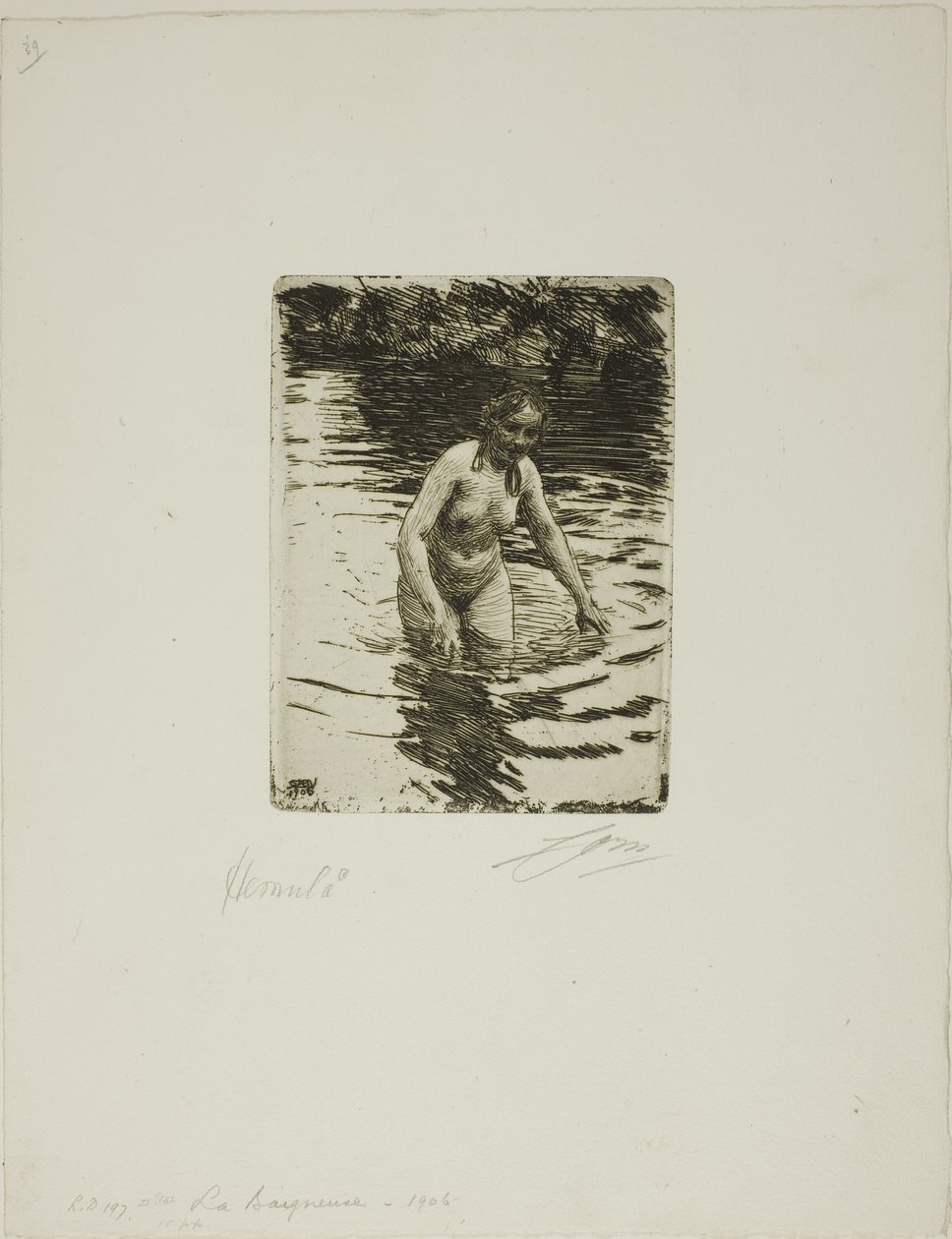 Hemula II alkotó: Anders Leonard Zorn