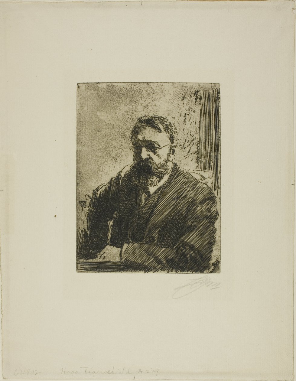 Hugo Tigerschiöld alkotó: Anders Leonard Zorn