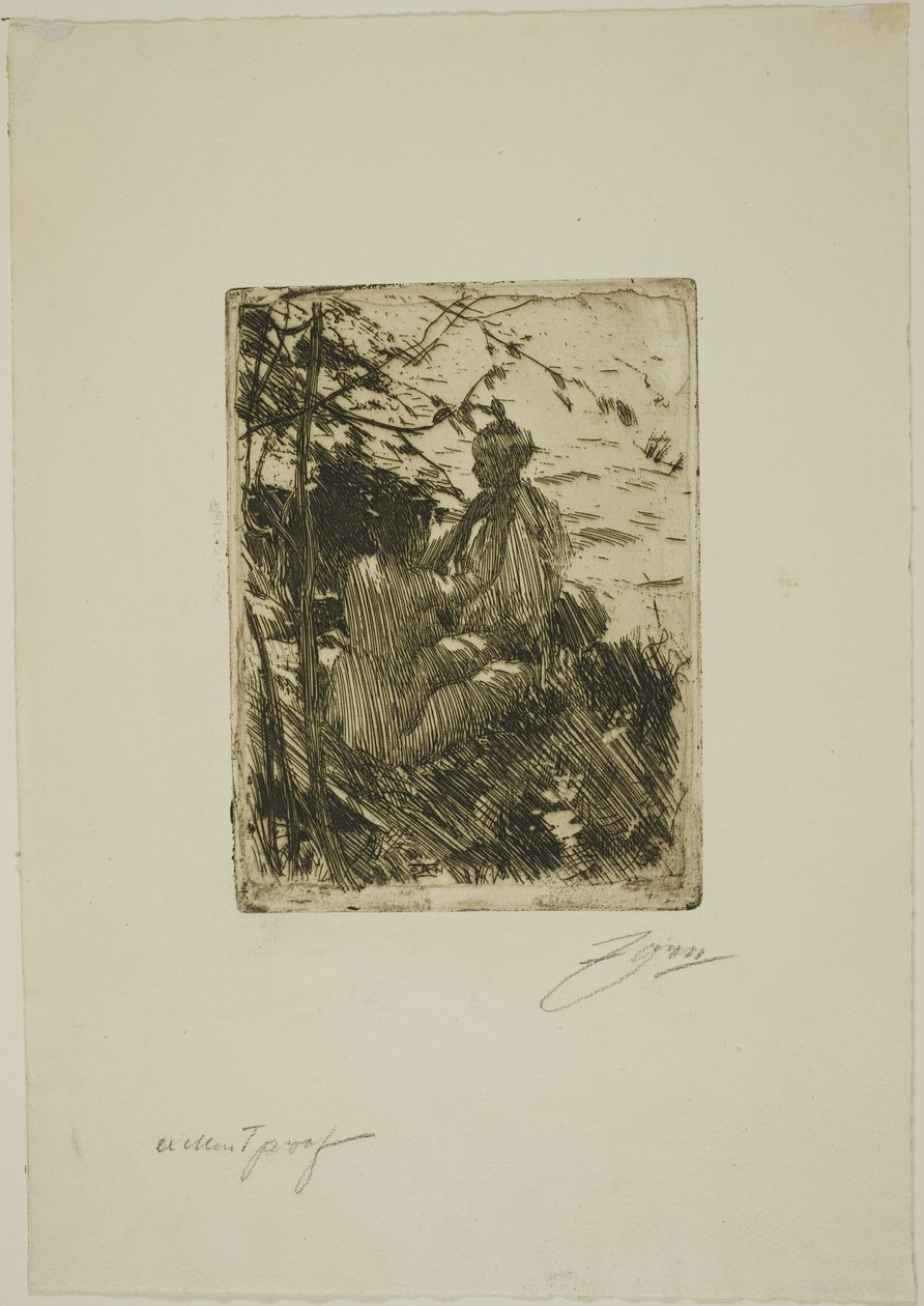 A szabad levegőn alkotó: Anders Leonard Zorn